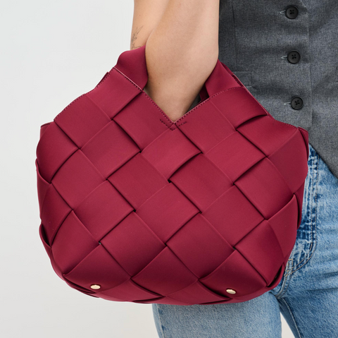 Sol and Selene Resilience Woven Neoprene Bag - Wine