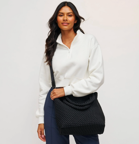 Sol and Selene Skys The Limit Medium Tote - Black