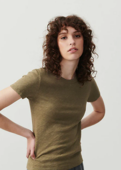 American Vintage Sonoma Short Sleeve Crew T-Shirt - Vintage Bush