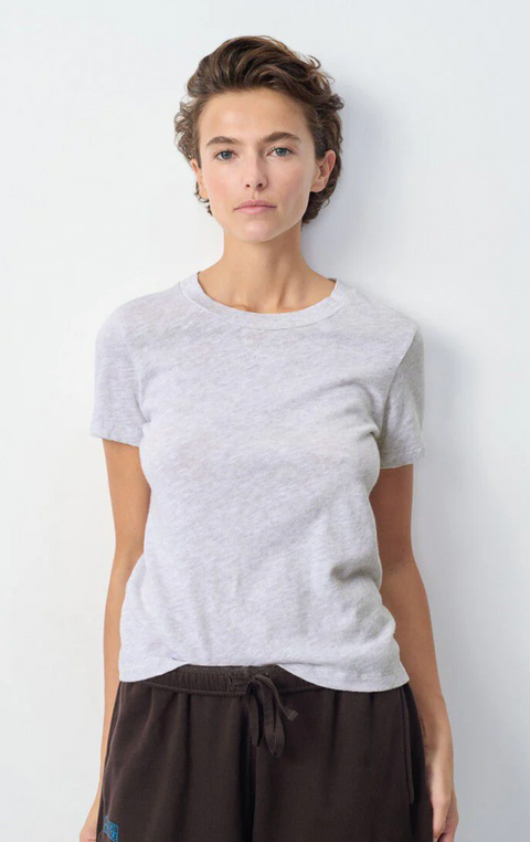 American Vintage Sonoma Short Sleeve Crew T-Shirt - Arctic Melange