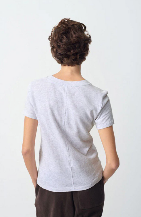 American Vintage Sonoma Short Sleeve Crew T-Shirt - Arctic Melange