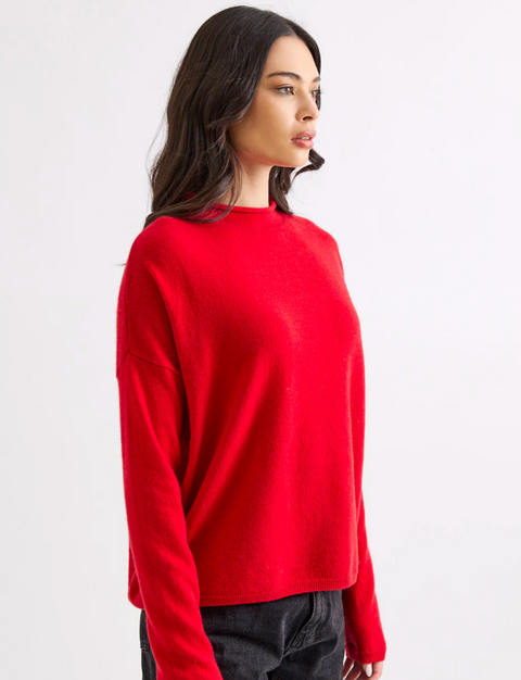 Mia Fratino Sloane Mockneck - Poppy
