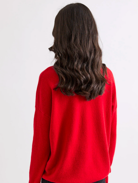 Mia Fratino Sloane Mockneck - Poppy