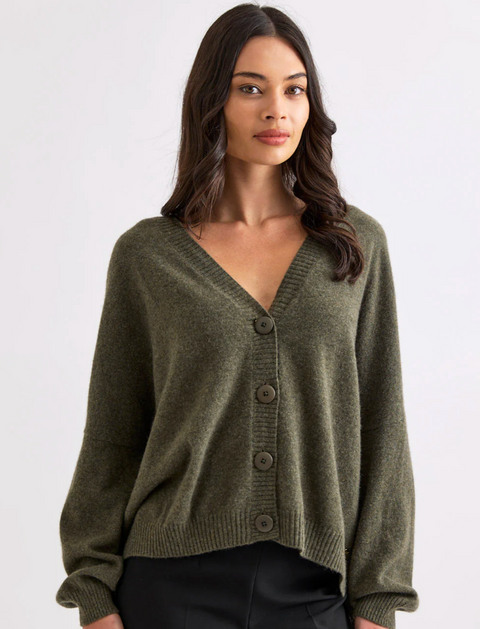 Mia Fratino Nova Cardigan  - Military