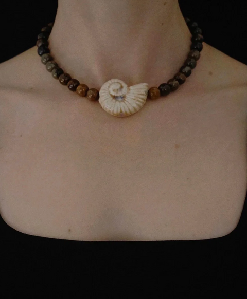Gem Totem Happy Place Necklace - Cocoa