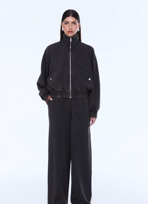 Ena Pelly Willow Zip Through Jacket - Washed Bark