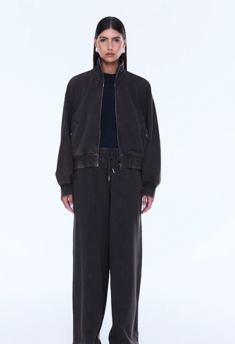 Ena Pelly Willow Zip Through Jacket - Washed Bark