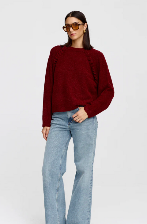 Kinney Chloe Jumper - Deep Plum