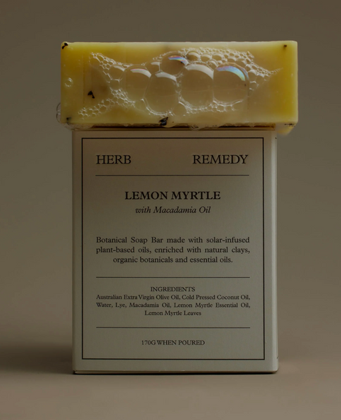 Herb Remedy Soap - Lemon Myrtle with Macadamia Oil