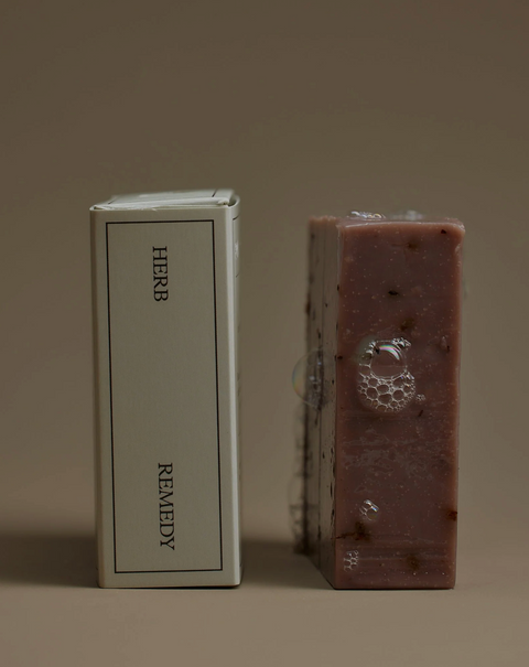 Herb Remedy Soap - Lavender with Purple Clay & Solar Infused Lavender Oil