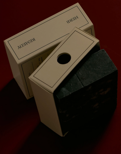 Herb Remedy Soap - ucalyptus with Activated Coconut Charcoal