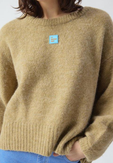 American Vintage East Boatneck Jumper - Sand Melange