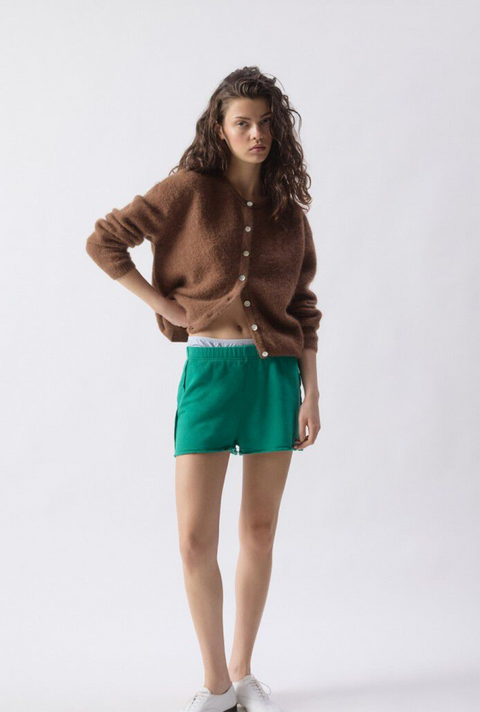 American Vintage Vitow Cardigan - Chocolate Melange