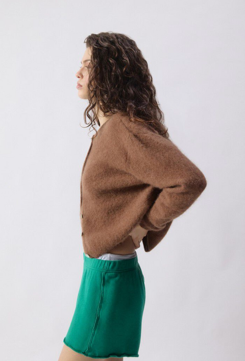 American Vintage Vitow Cardigan - Chocolate Melange