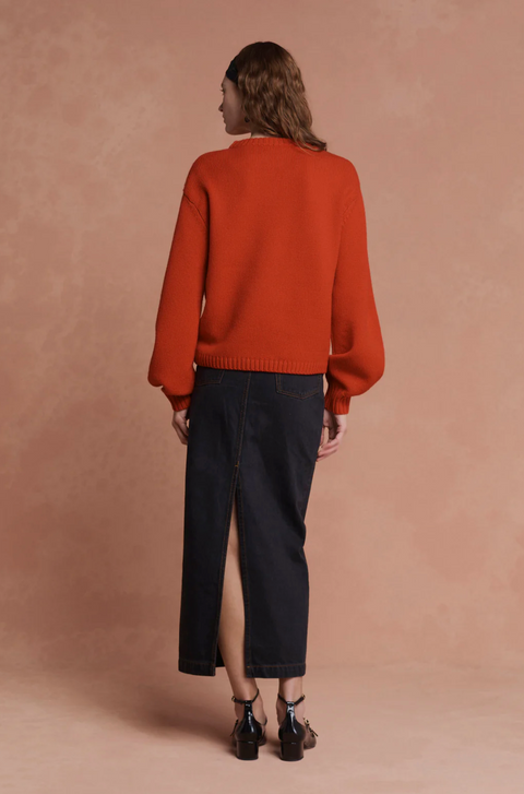 Lovaan Eloise Jumper - Cherry