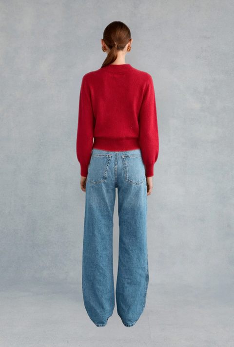 Lovaan Flo Cardigan - Red