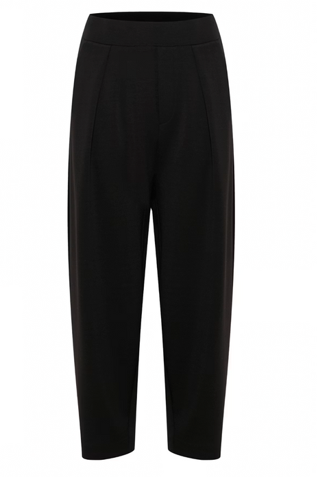 InWear Jersey Barrel Leg Pant - Black