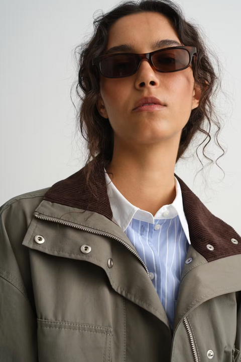 InWear Long Coat - Mulled Basil