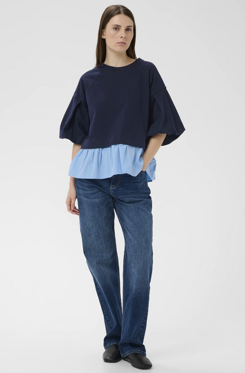 InWear Jersey Top - Navy