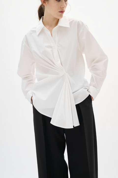 InWear Dallas Twist Front Shirt - White