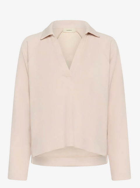 InWear Jersey Polo Top - Haze
