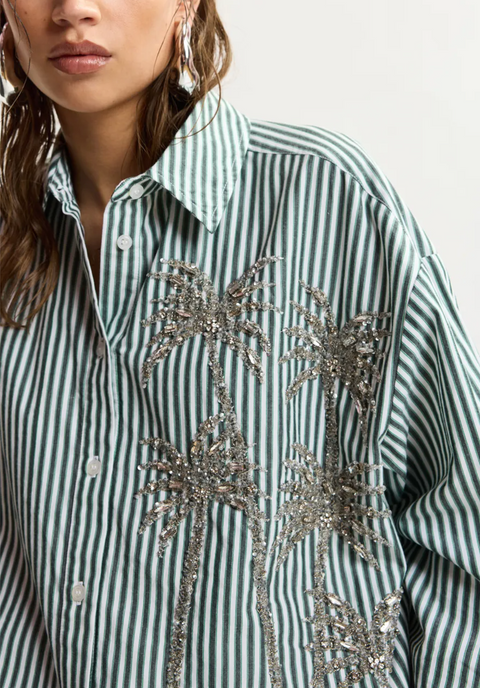 Essentiel Antwerp Kasper Shirt - Bottle Green