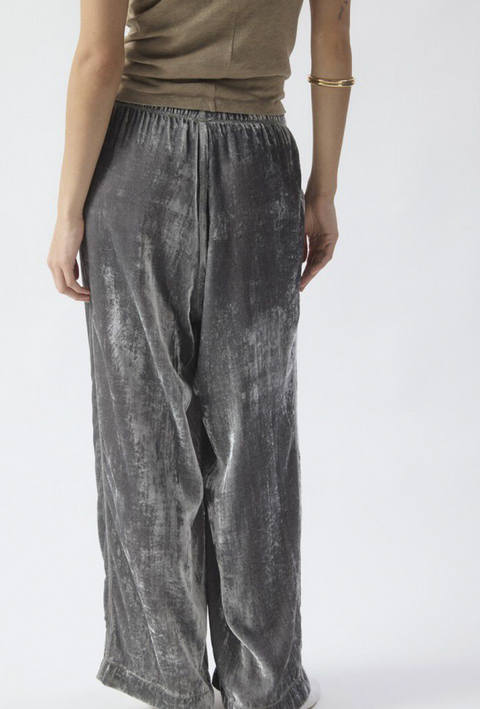 American Vintage Ankaz Velvet Trousers - Little Mouse