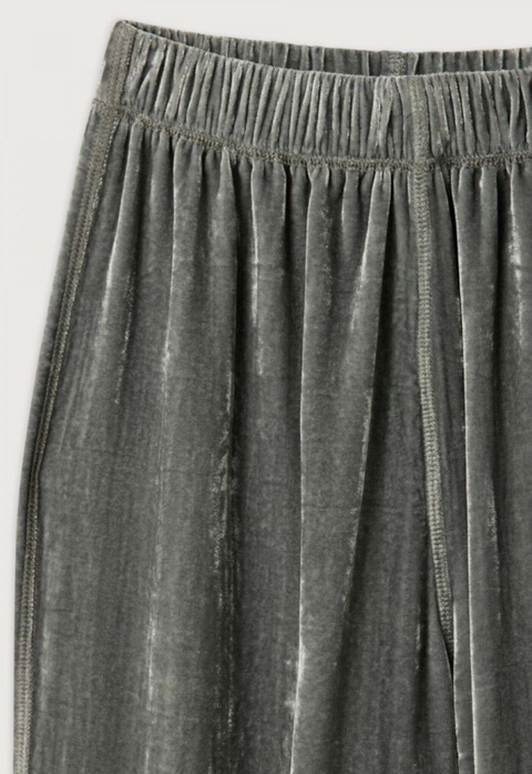 American Vintage Ankaz Velvet Trousers - Little Mouse