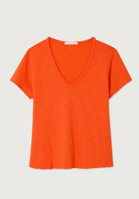American Vintage Sonoma V-Neck Short Sleeve T-Shirt - Vintage Gaspacho