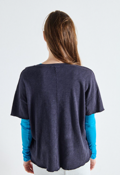 American Vintage Sonoma Short Sleeve T-Shirt - Vintage Navy