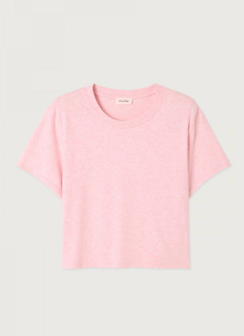 American Vintage Ypawood Short Sleeve T-Shirt - Icing Melange