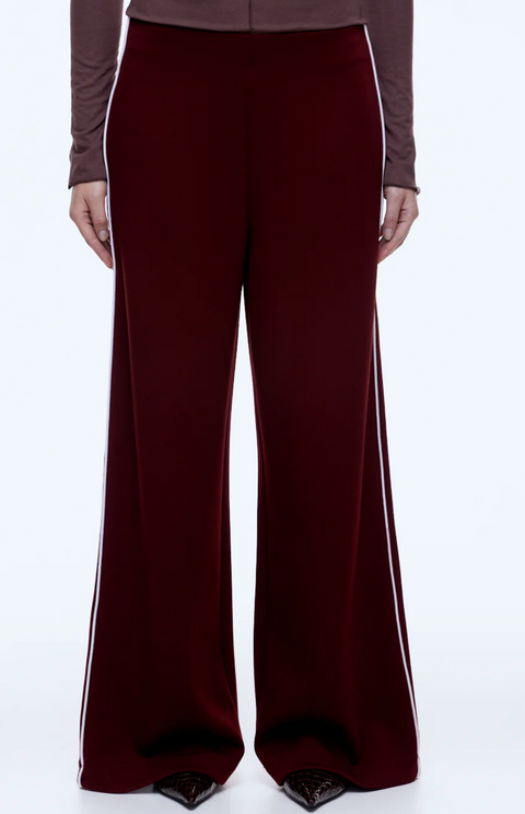 Ena Pelly Alessia Jersey Pant - Burgundy