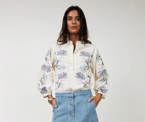 Lollys Laundry FaithLL Blouse - Creme