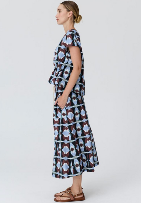 POL Clothing Thyra Reversible Tee - Thyra Print