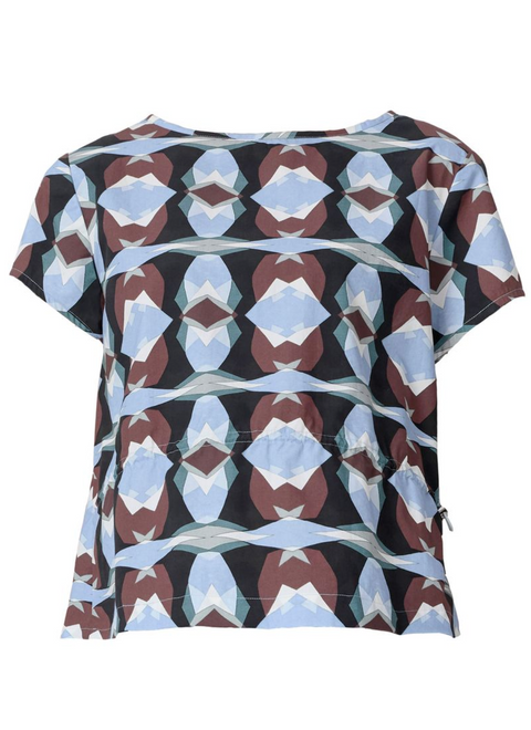 POL Clothing Thyra Reversible Tee - Thyra Print