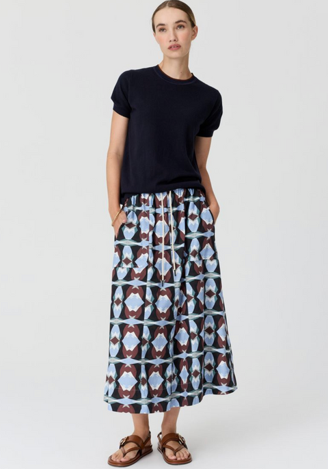 POL Clothing Thyra Skirt - Thyra Print