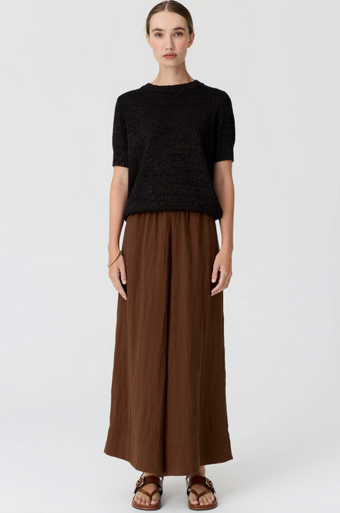 POL Clothing Aster Pant - Chocolate