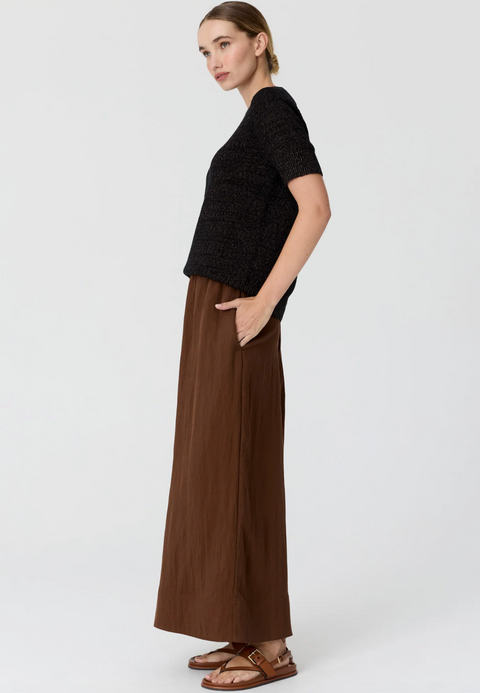 POL Clothing Aster Pant - Chocolate