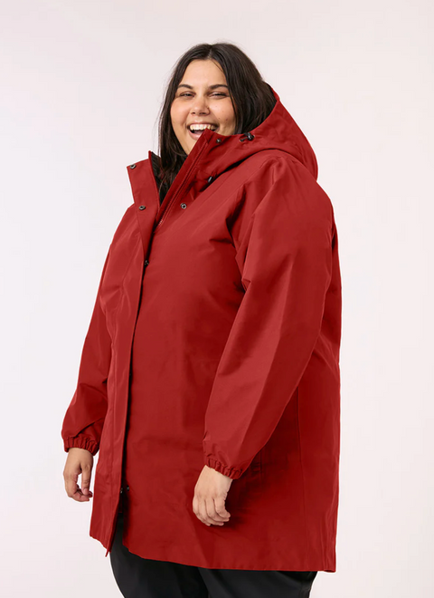 Amble Refuge Waterproof Jacket - Waratah