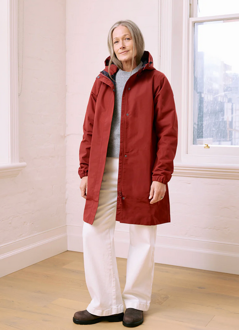 Amble Refuge Waterproof Jacket - Waratah