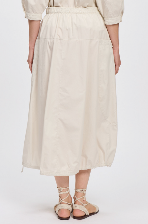 Transit Light Poplin Skirt - Sand