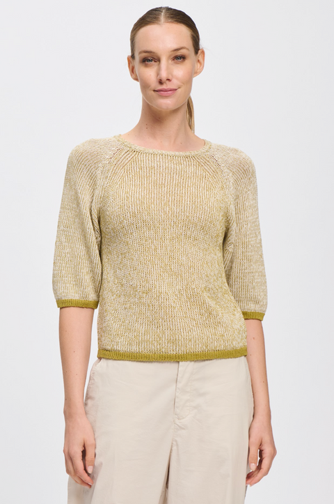 Transit Short Sleeve Knit - Olive
