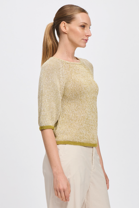 Transit Short Sleeve Knit - Olive