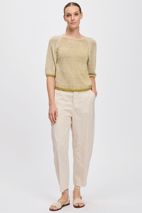 Transit Short Sleeve Knit - Olive