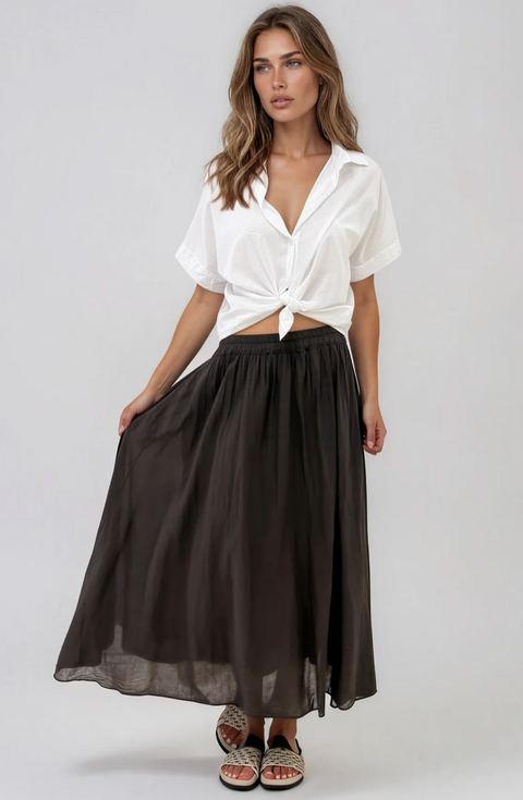 La Gemme Marta Skirt - Chocolate