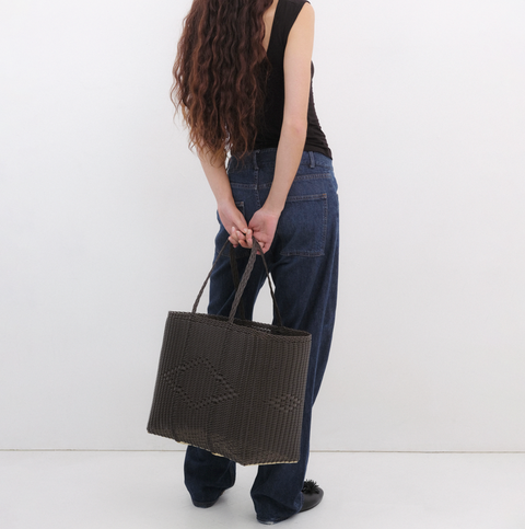 Palorosa Large Basket - Midnight Brown