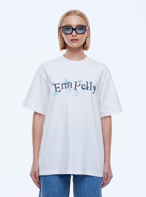 Ena Pelly Sophia Relaxed Tee - Vintage White/Ena Pelly