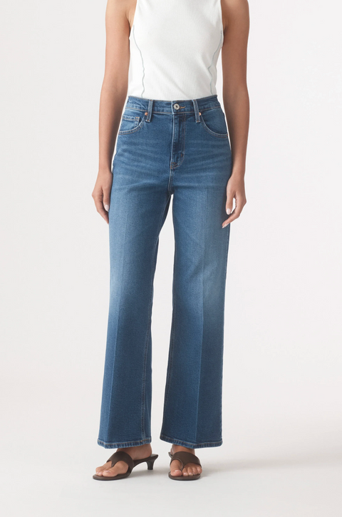 Outland Denim Cindy High Bootleg Jean 29" - Sky