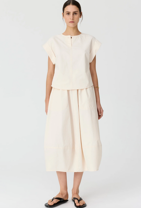 POL Clothing Alma Top - Pebble