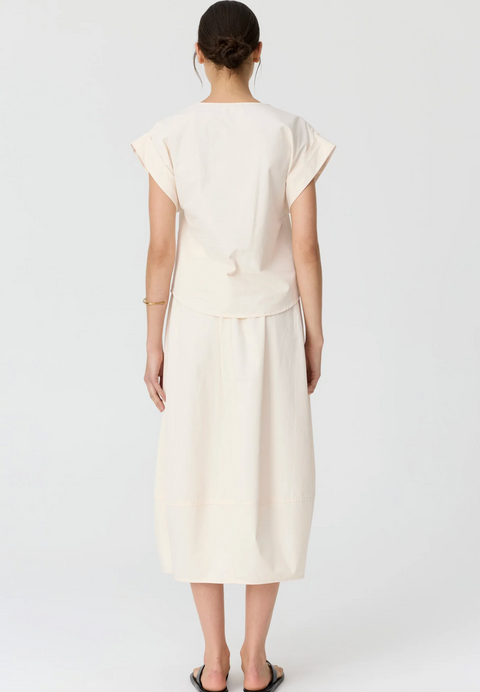 POL Clothing Alma Top - Pebble